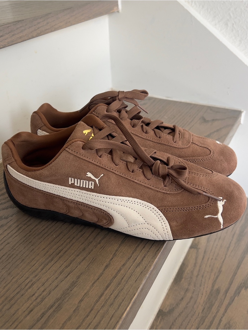 Puma Speedcat Suede Sneakers in Haute Coffee / Frosted Brown - NWOB - Picture 3 of 7